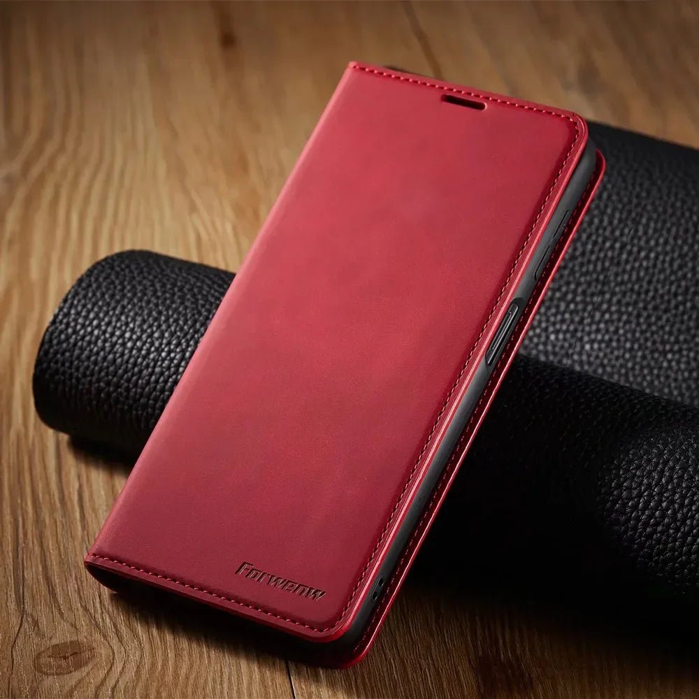 Galaxy S25/ S25 Plus/ S25 Ultra - Klapp Schutz Hülle mit Kartenfach, Magnetisch - Top Hüllen