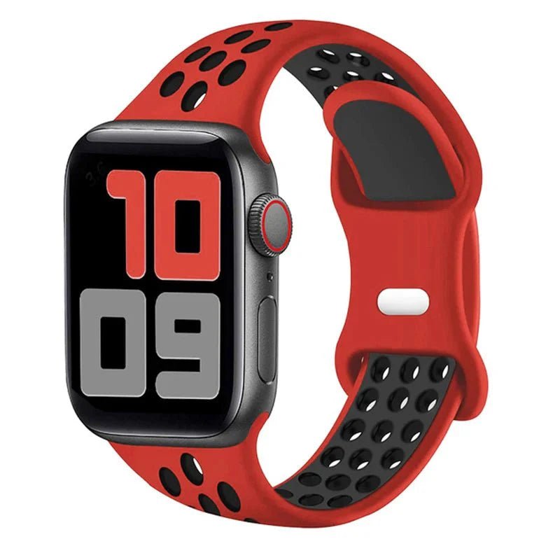 Apple Watch Modernes Sport Armband - 5 6 7 8 9 - 38 bis 45 mm, Silikon - Top Hüllen
