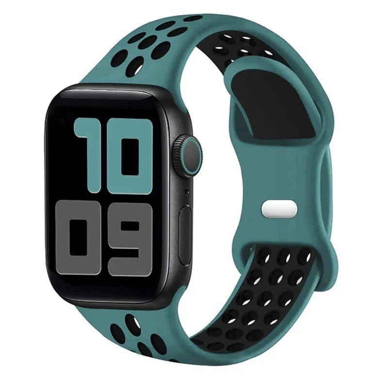 Apple Watch Modernes Sport Armband - 5 6 7 8 9 - 38 bis 45 mm, Silikon - Top Hüllen