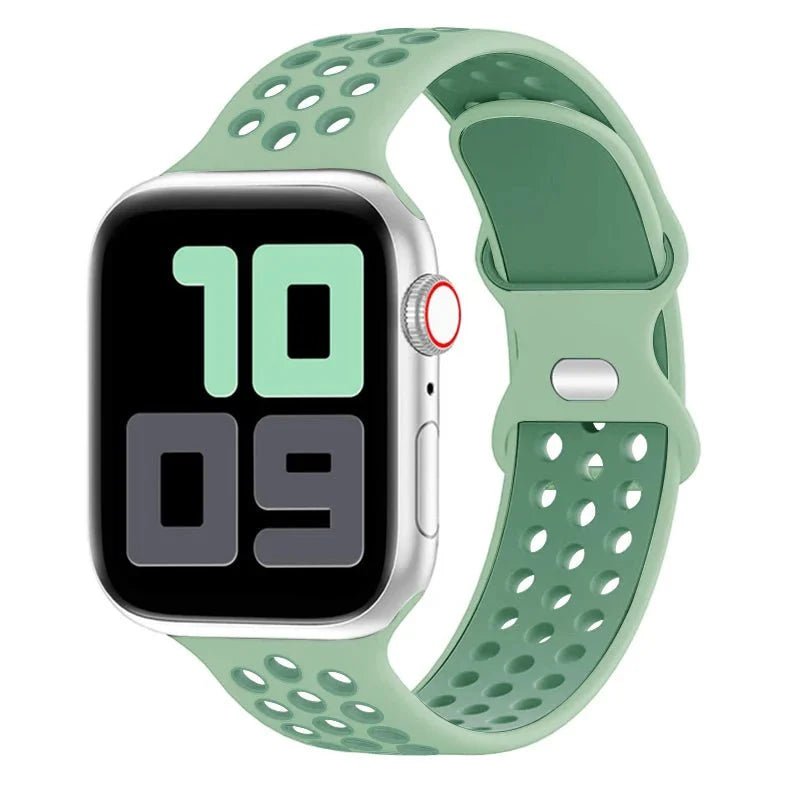 Apple Watch Modernes Sport Armband - 5 6 7 8 9 - 38 bis 45 mm, Silikon - Top Hüllen