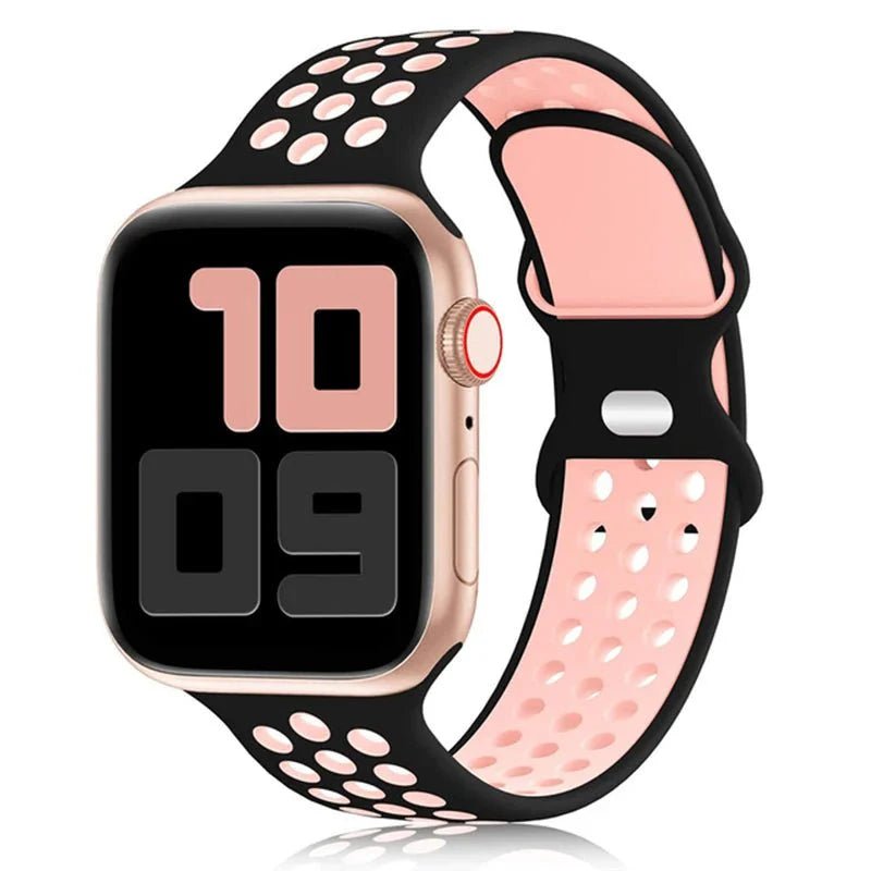 Apple Watch Modernes Sport Armband - 5 6 7 8 9 - 38 bis 45 mm, Silikon - Top Hüllen