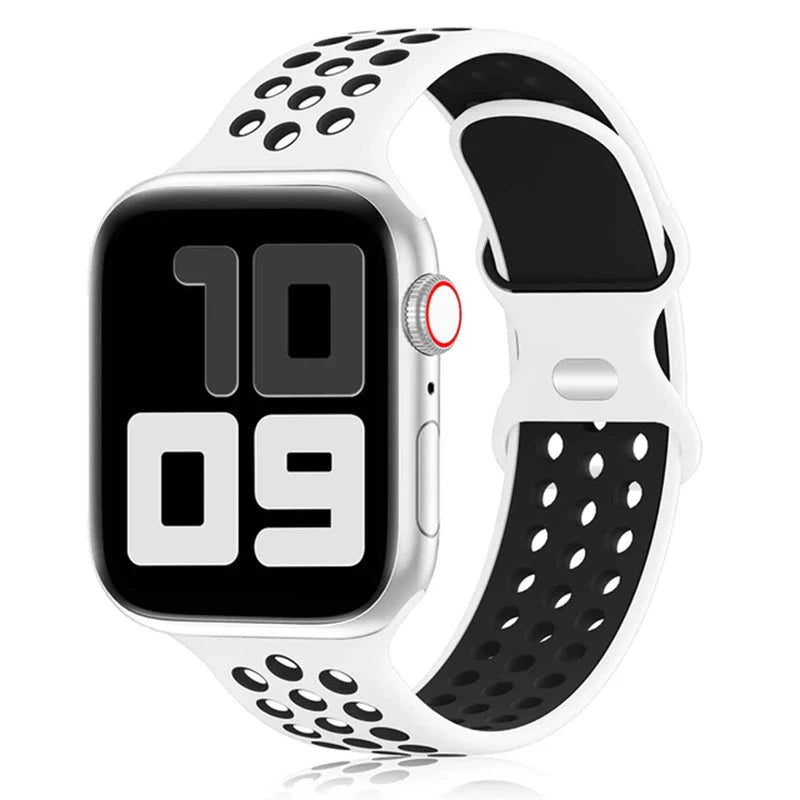 Apple Watch Modernes Sport Armband - 5 6 7 8 9 - 38 bis 45 mm, Silikon - Top Hüllen