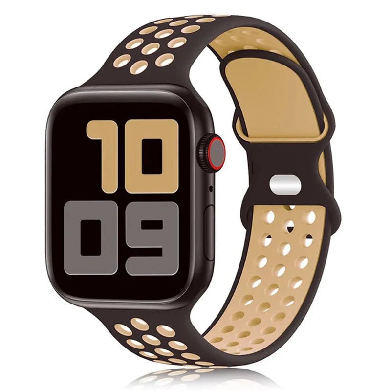 Apple Watch Modernes Sport Armband - 5 6 7 8 9 - 38 bis 45 mm, Silikon - Top Hüllen