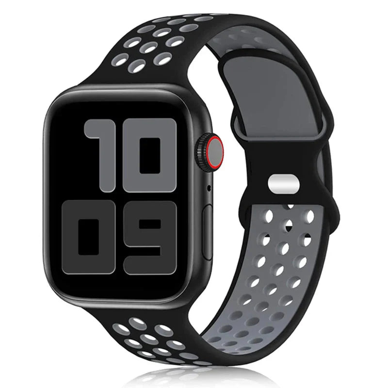 Apple Watch Modernes Sport Armband - 5 6 7 8 9 - 38 bis 45 mm, Silikon - Top Hüllen