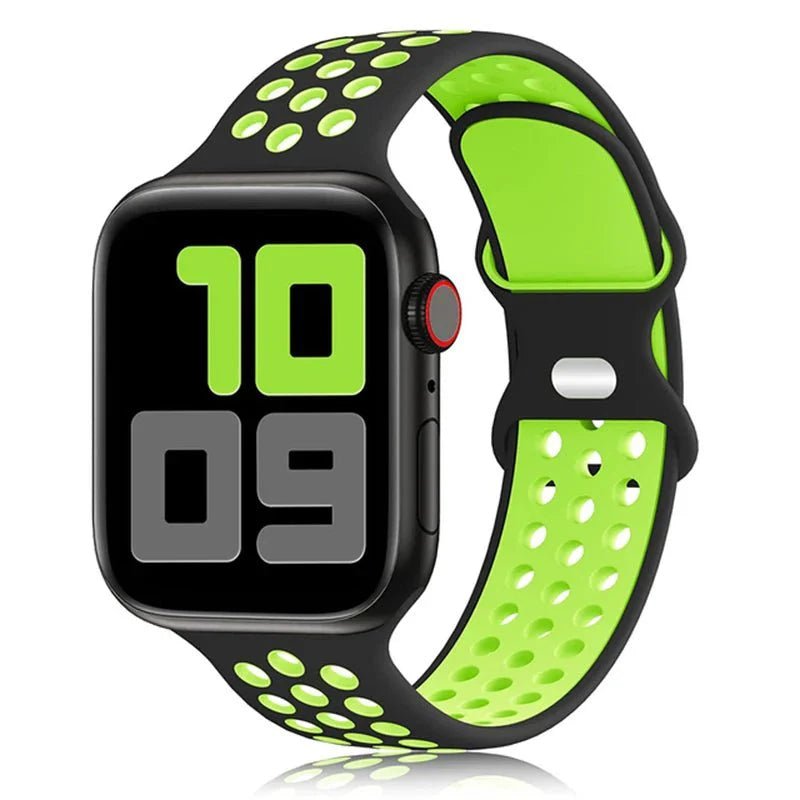 Apple Watch Modernes Sport Armband - 5 6 7 8 9 - 38 bis 45 mm, Silikon - Top Hüllen