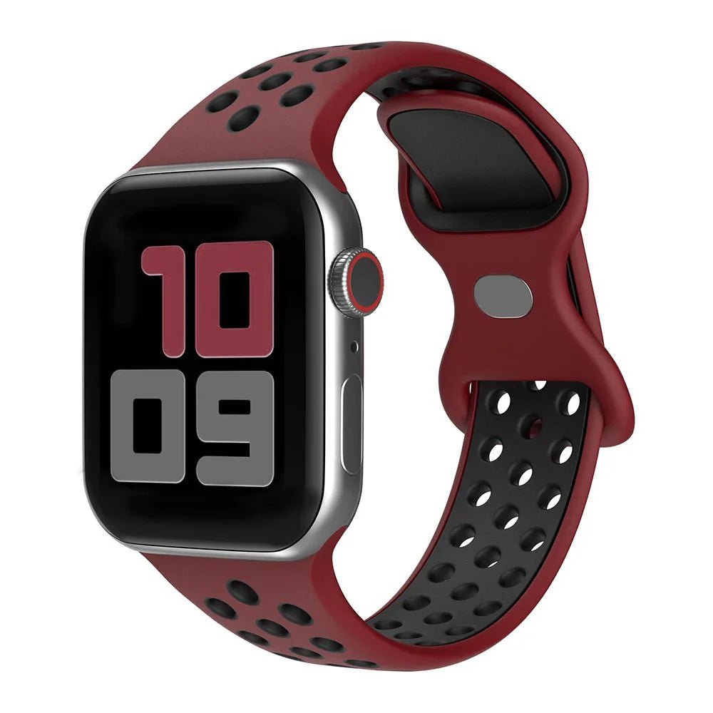 Apple Watch Modernes Sport Armband - 5 6 7 8 9 - 38 bis 45 mm, Silikon - Top Hüllen