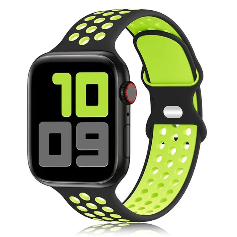 Apple Watch Modernes Sport Armband - 5 6 7 8 9 - 38 bis 45 mm, Silikon - Top Hüllen