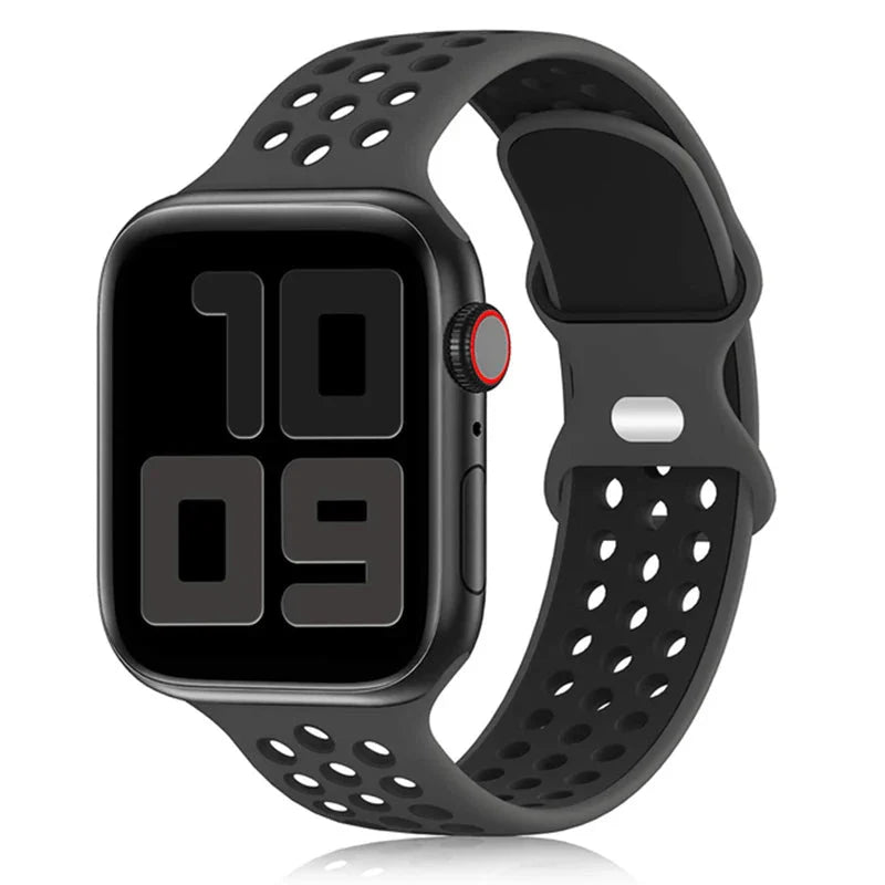 Apple Watch Modernes Sport Armband - 5 6 7 8 9 - 38 bis 45 mm, Silikon - Top Hüllen