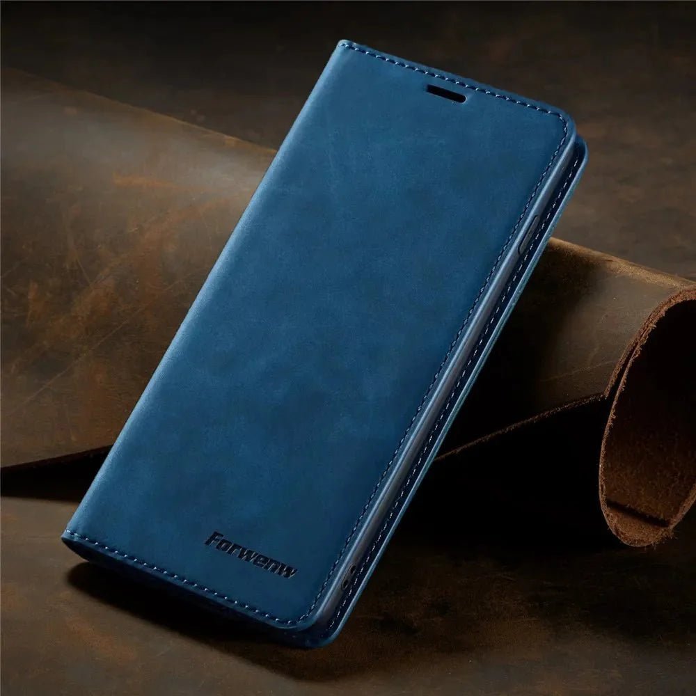 Galaxy S22/ S22 Plus/ S22 Ultra - Lederoptik Brieftasche Flip - Top Hüllen