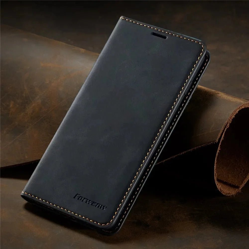 Galaxy S22/ S22 Plus/ S22 Ultra - Lederoptik Brieftasche Flip - Top Hüllen