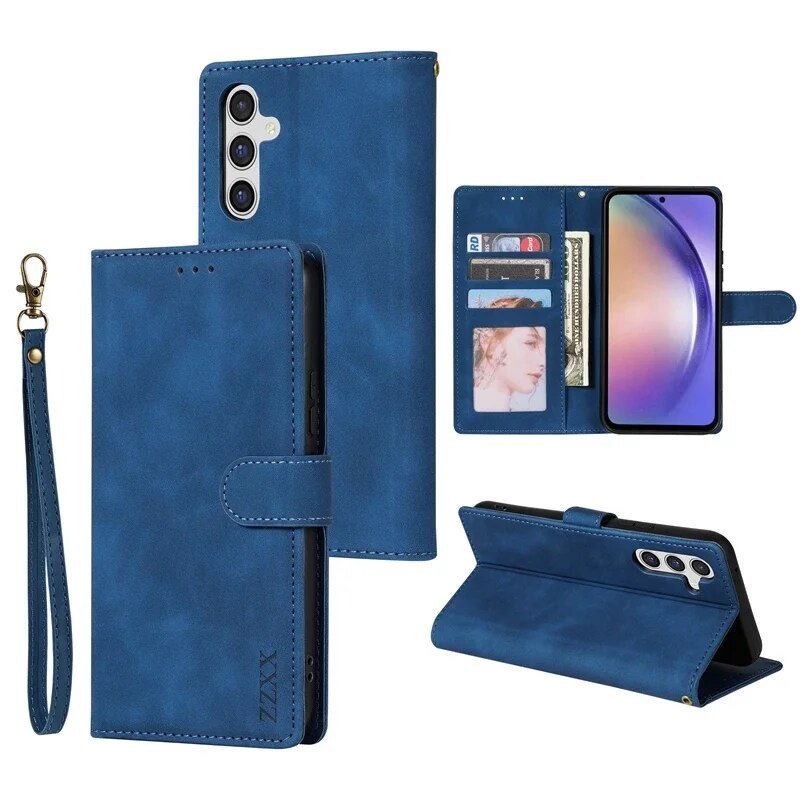 Galaxy S23/ S23 Plus/ S23 Ultra - Flip Schutz Hülle mit Kartenfach - Top Hüllen