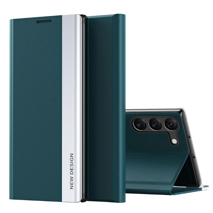 Galaxy S23/ S23 Plus/ S23 Ultra - Magnetisch Luxus Kunstleder Hülle Flip mit Display Abdeckung - Top Hüllen