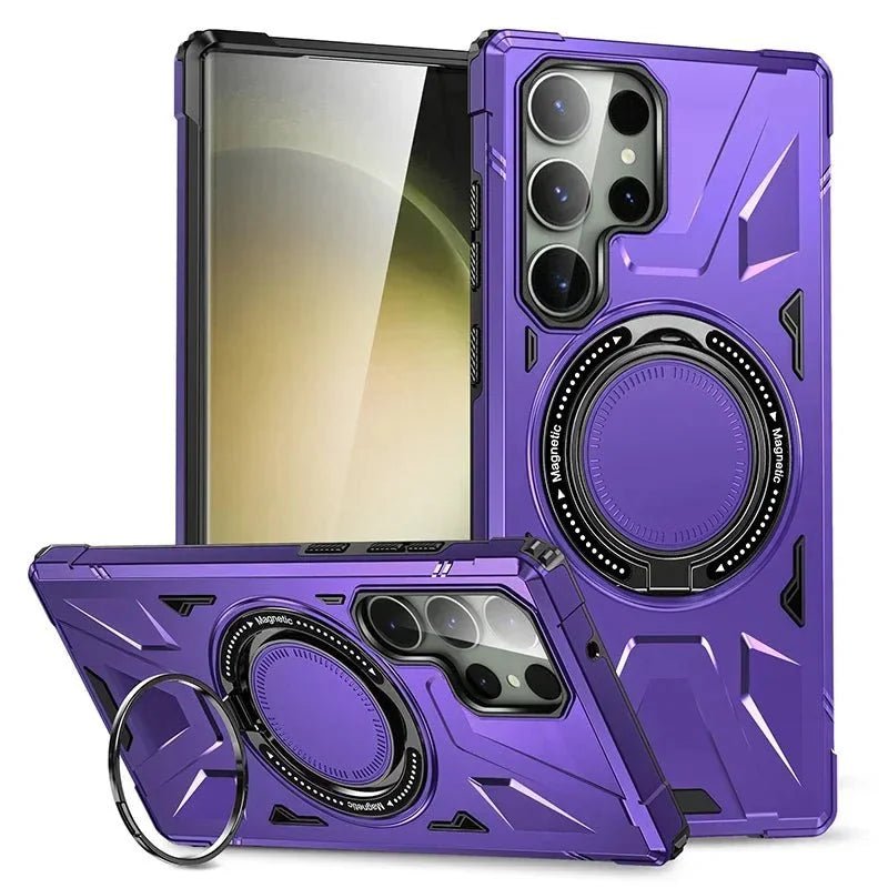 Galaxy S23/ S23 Plus/ S23 Ultra - MagSafe Robuste Schutz Hülle Bumper, mit Ring - Top Hüllen