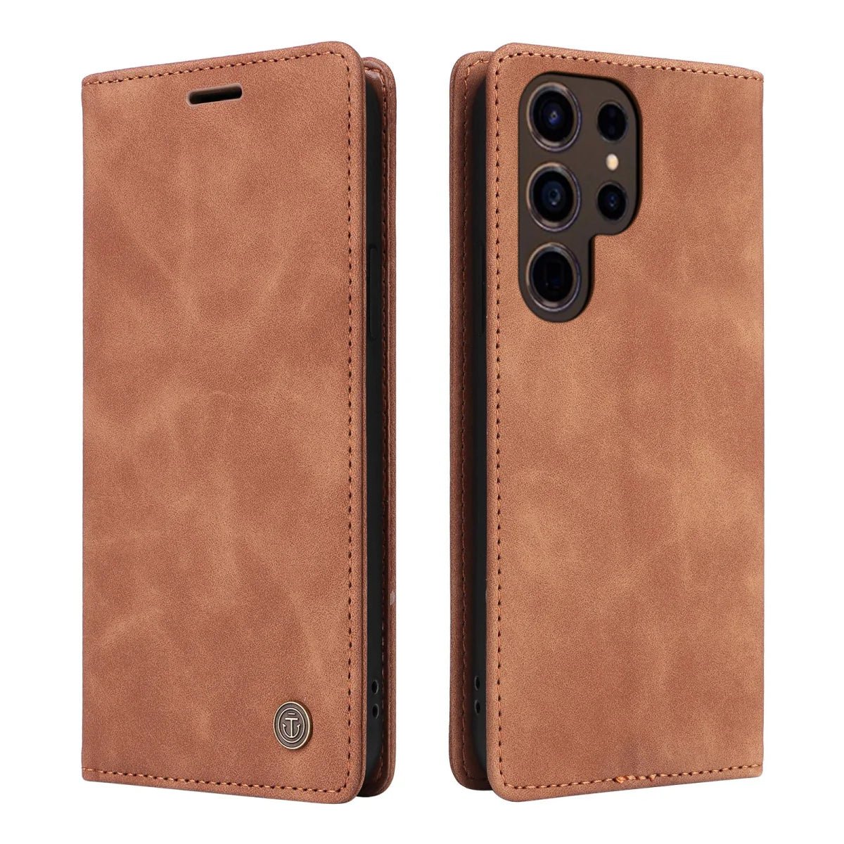 Galaxy S24/ S24 Plus/ S24 Ultra - Business Schutzhülle, Magnetische Abdeckung mit Kartenfach - Top Hüllen