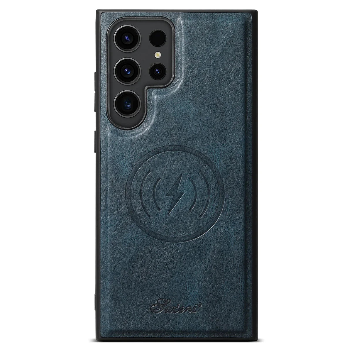 Galaxy S24/ S24 Plus/ S24 Ultra - Moderne Lederoptik Hülle Magnetisch - Top Hüllen