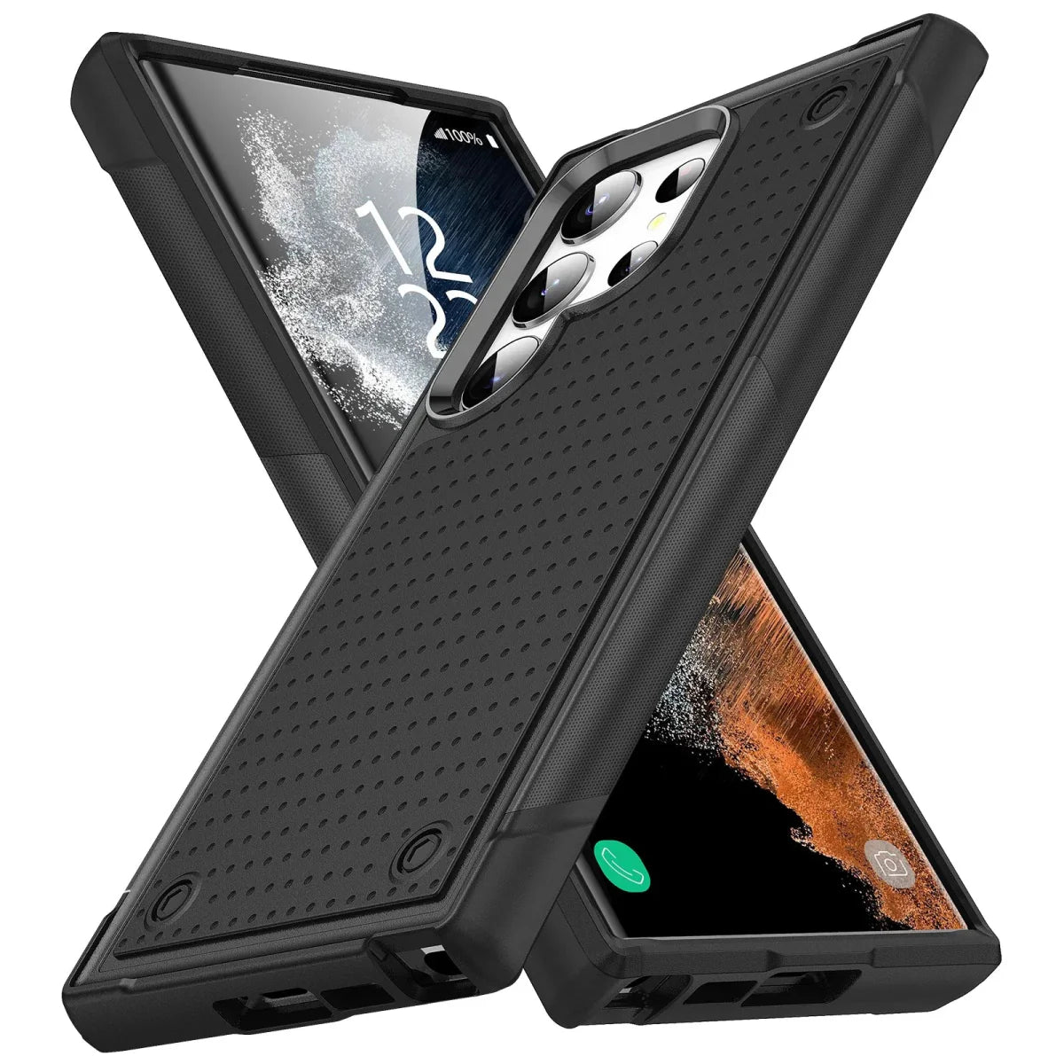 Galaxy S24/ S24 Plus/ S24 Ultra - Schutz Bumper Hülle PC TPU Rüstung - Top Hüllen
