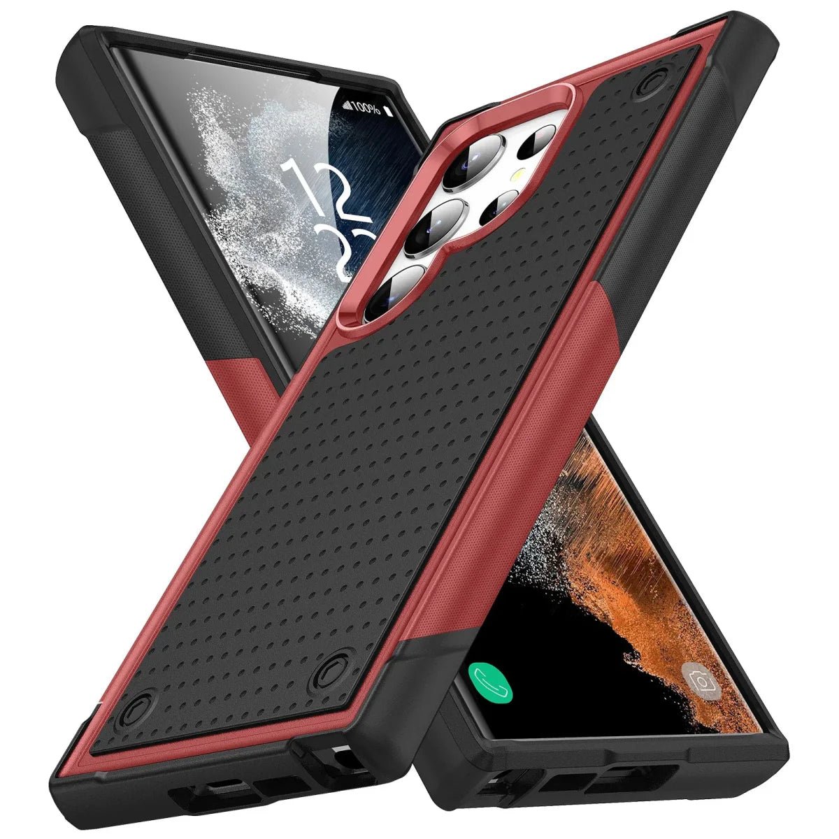 Galaxy S24/ S24 Plus/ S24 Ultra - Schutz Bumper Hülle PC TPU Rüstung - Top Hüllen
