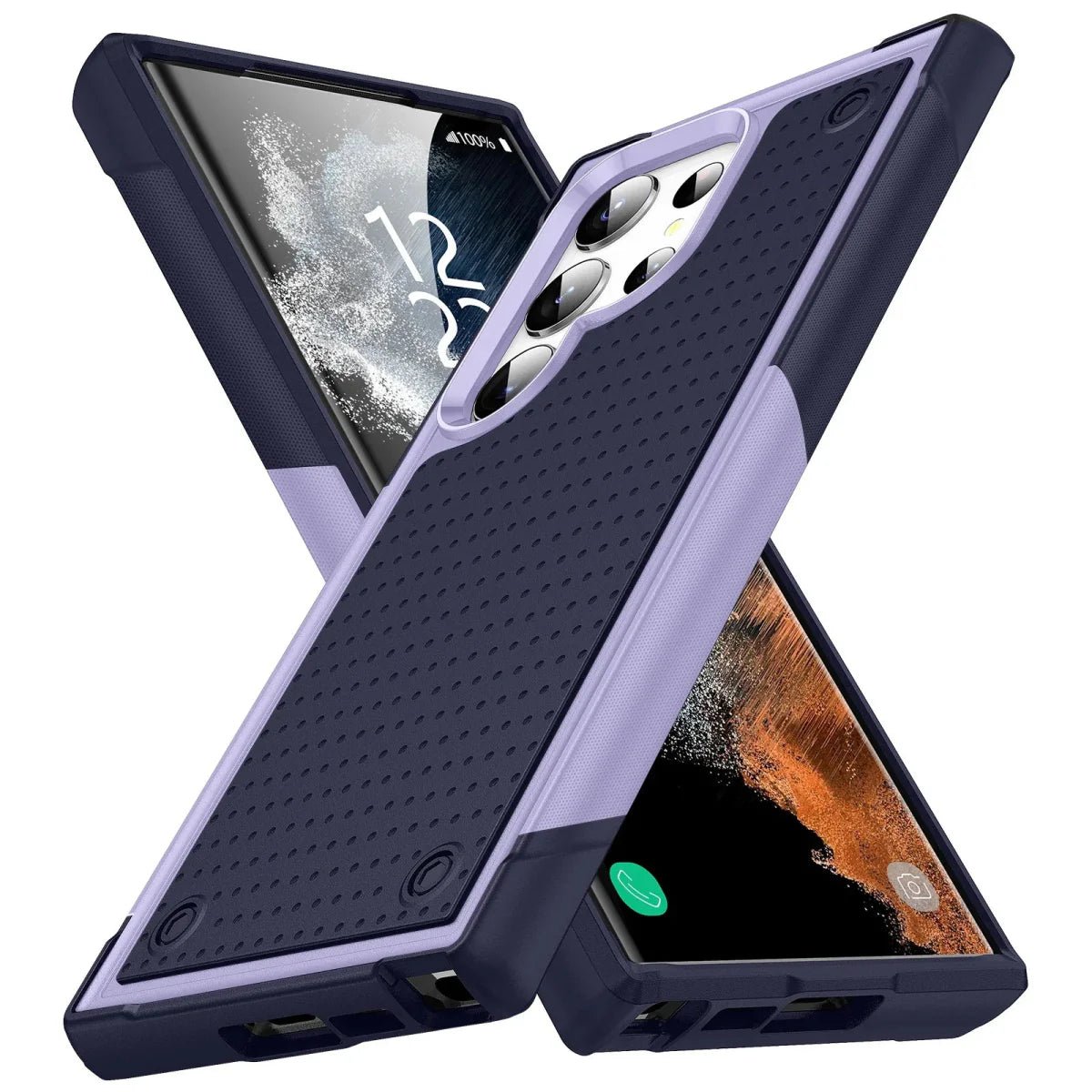 Galaxy S24/ S24 Plus/ S24 Ultra - Schutz Bumper Hülle PC TPU Rüstung - Top Hüllen
