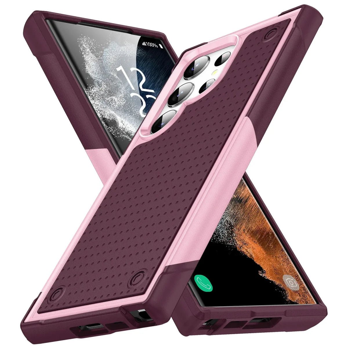 Galaxy S24/ S24 Plus/ S24 Ultra - Schutz Bumper Hülle PC TPU Rüstung - Top Hüllen