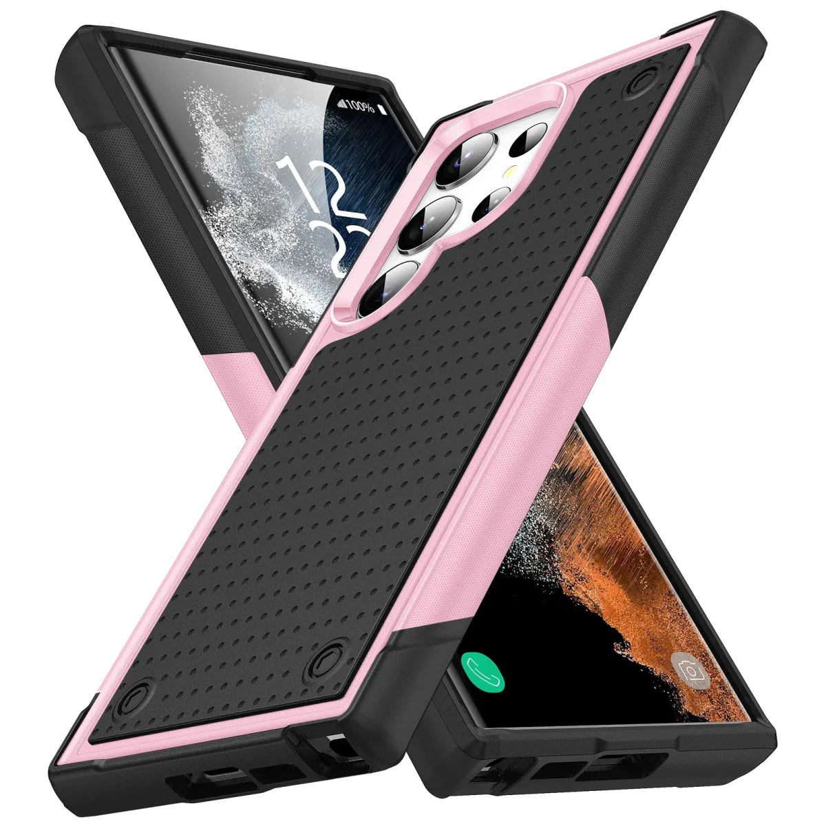 Galaxy S24/ S24 Plus/ S24 Ultra - Schutz Bumper Hülle PC TPU Rüstung - Top Hüllen