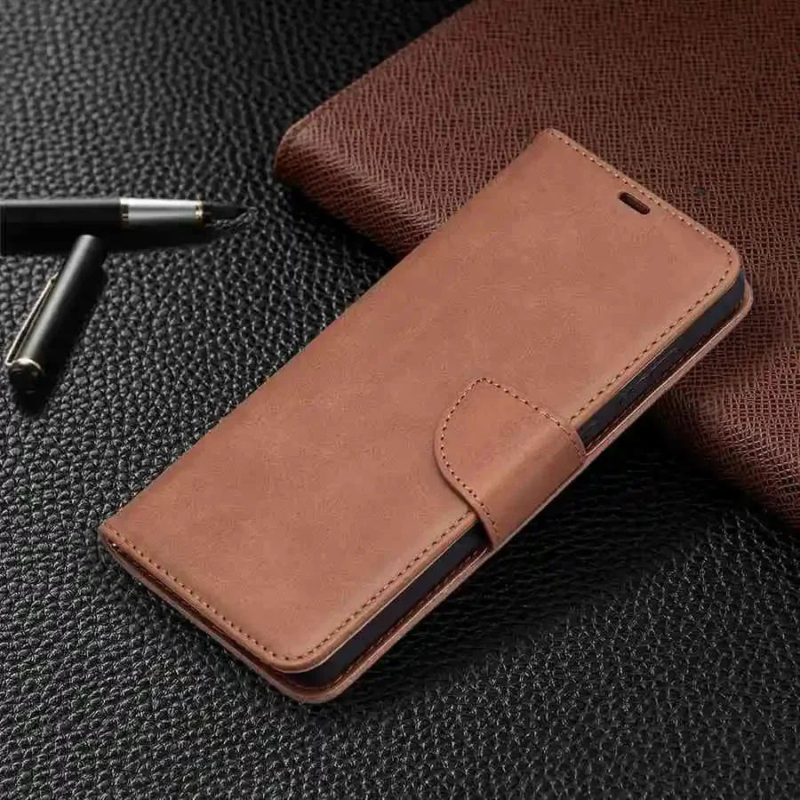 Galaxy S24/ S24 Plus/ S24 Ultra - Schutz Hülle Brieftasche mit Kartenfach - Top Hüllen