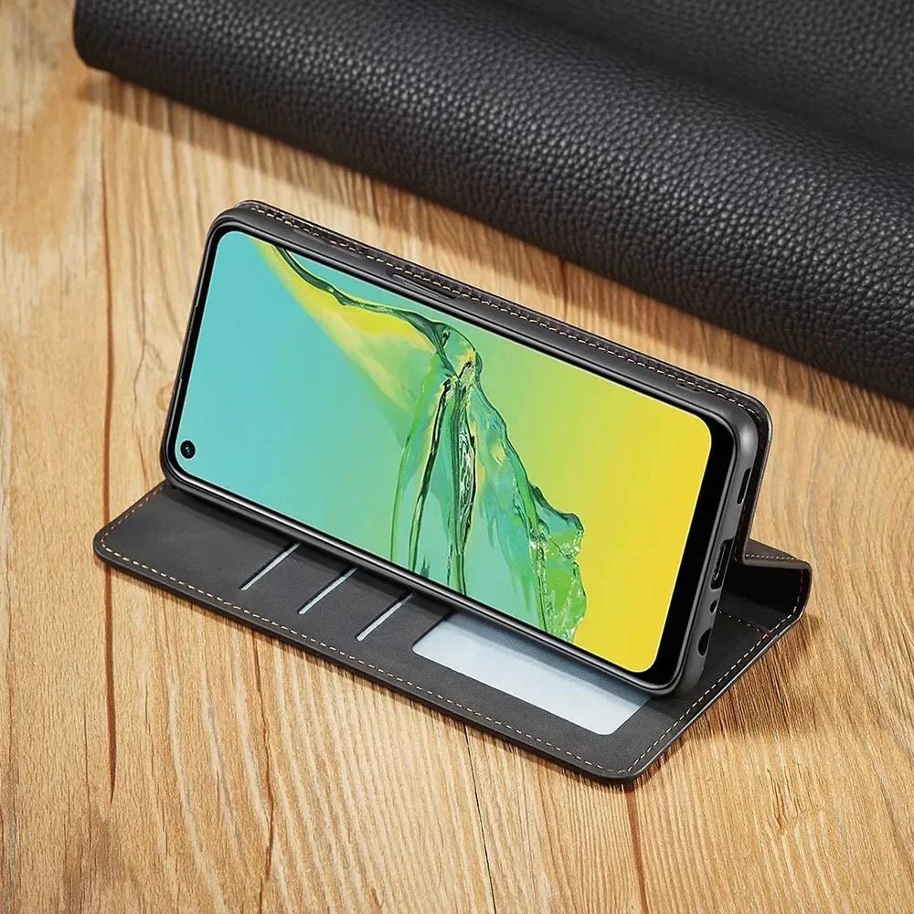 Galaxy S25/ S25 Plus/ S25 Ultra - Klapp Flip Schutz Hülle mit Kartenfach - Top Hüllen
