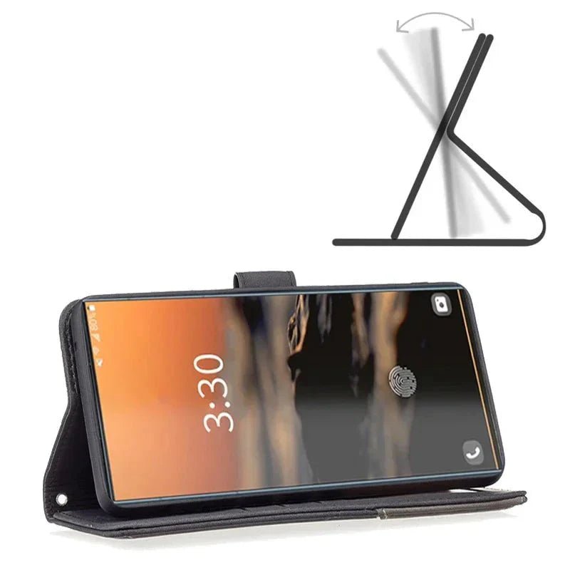 Galaxy S25/ S25 Plus/ S25 Ultra - Schutz Hülle mit Kartenfach, Displayschutz - Top Hüllen