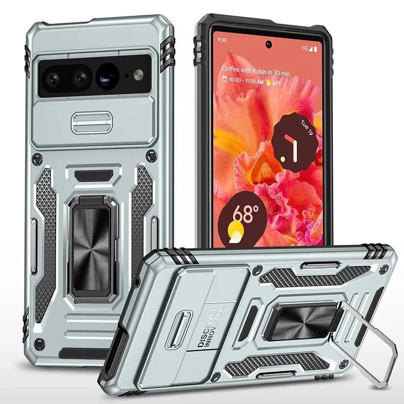 Goodle Pixel 7/ 7 Pro/ 7 A/ 8/ 8 Pro - Ganzkörper Robuste Militärische Hülle Bumüer - Top Hüllen