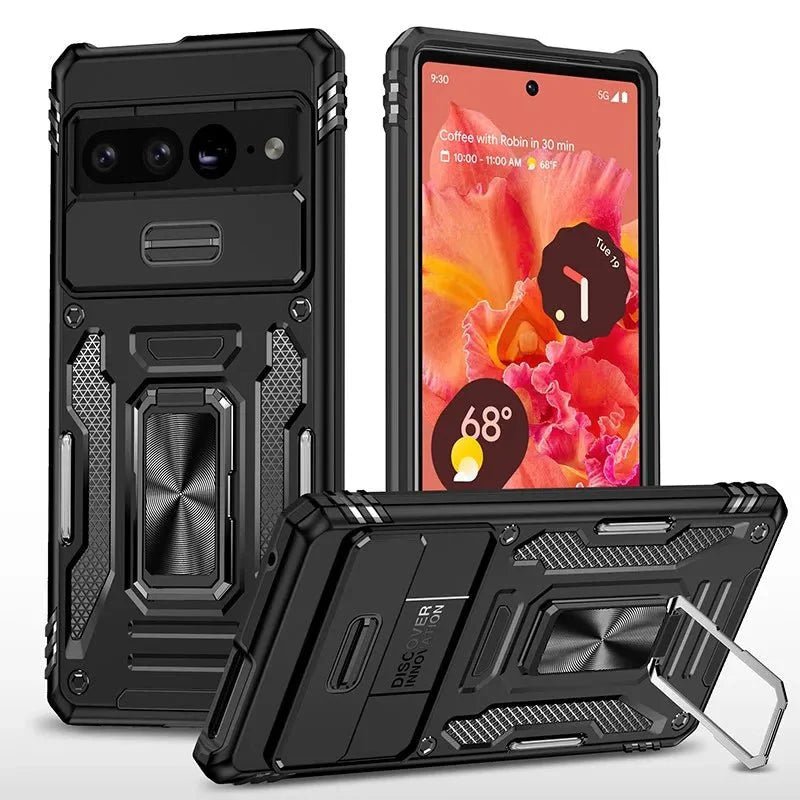 Goodle Pixel 7/ 7 Pro/ 7 A/ 8/ 8 Pro - Ganzkörper Robuste Militärische Hülle Bumüer - Top Hüllen