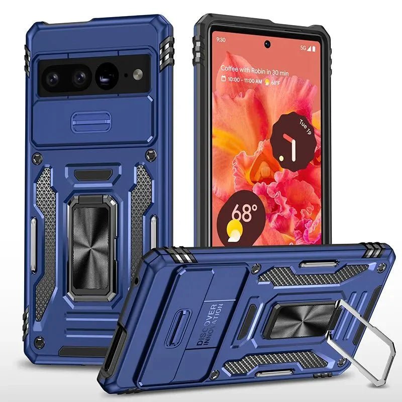 Goodle Pixel 7/ 7 Pro/ 7 A/ 8/ 8 Pro - Ganzkörper Robuste Militärische Hülle Bumüer - Top Hüllen