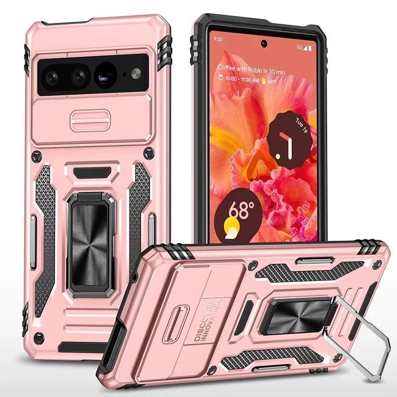 Goodle Pixel 7/ 7 Pro/ 7 A/ 8/ 8 Pro - Ganzkörper Robuste Militärische Hülle Bumüer - Top Hüllen