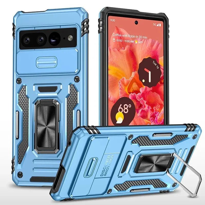 Goodle Pixel 7/ 7 Pro/ 7 A/ 8/ 8 Pro - Ganzkörper Robuste Militärische Hülle Bumüer - Top Hüllen