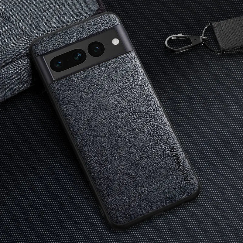 Google Pixel 7/ 7 Pro/ 7 A/ 8/ 8 Pro - Lederoptik Schutz Hülle - Top Hüllen