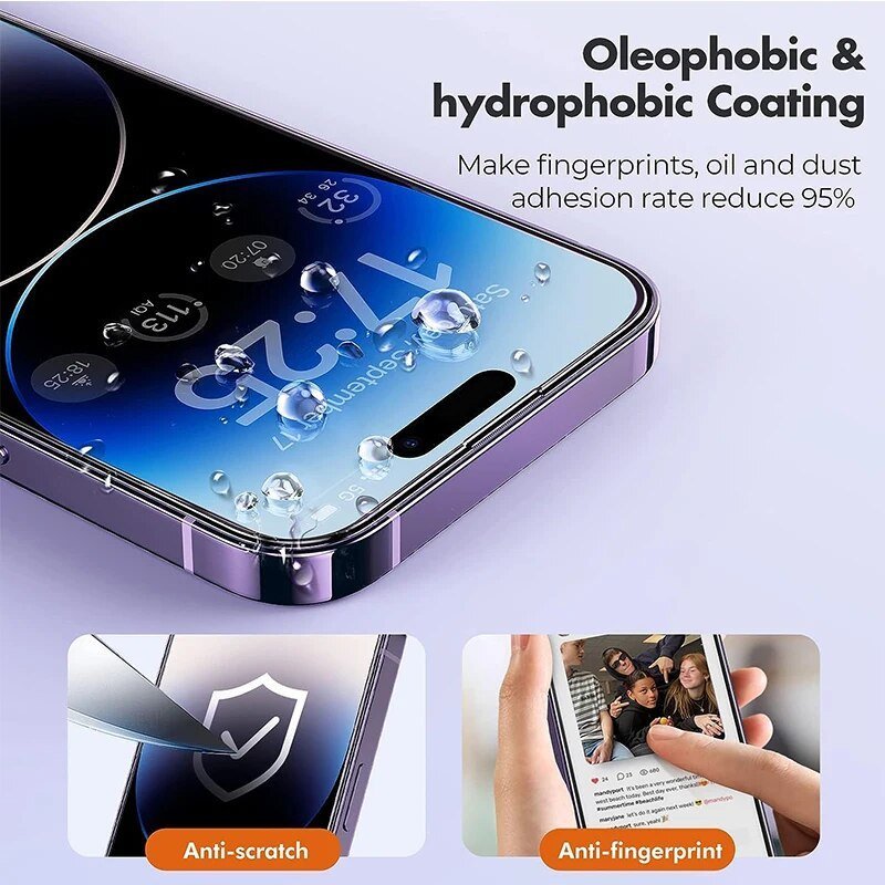 iPhone 14/ Pro/ Plus/ Pro Max - 4 X Schutz Folie - Top Hüllen