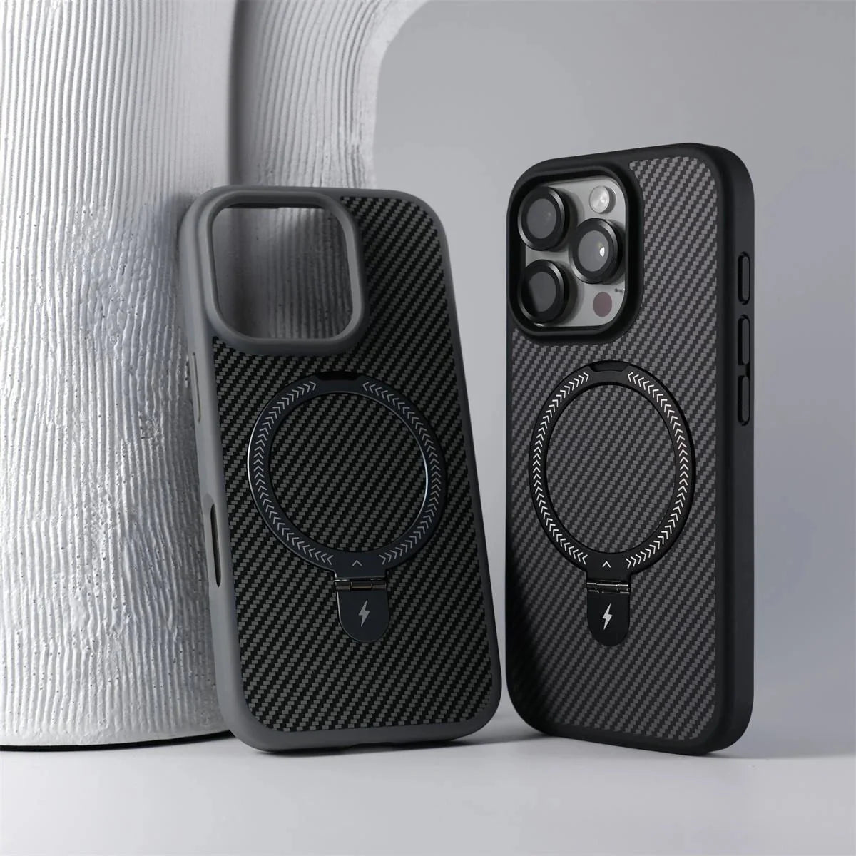 iPhone 14/ Pro/ Plus/ Pro Max - Business Carbon Fiber MagSafe Hülle - Top Hüllen