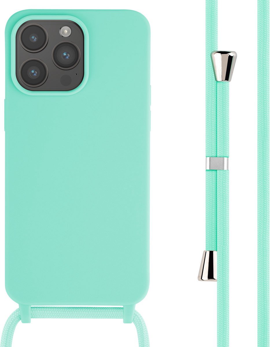 iPhone 14/ Pro/ Plus/ Pro Max - Cross Body Trend TPU Hülle mit Umhänge Kette, Trageband, Kordel - Top Hüllen