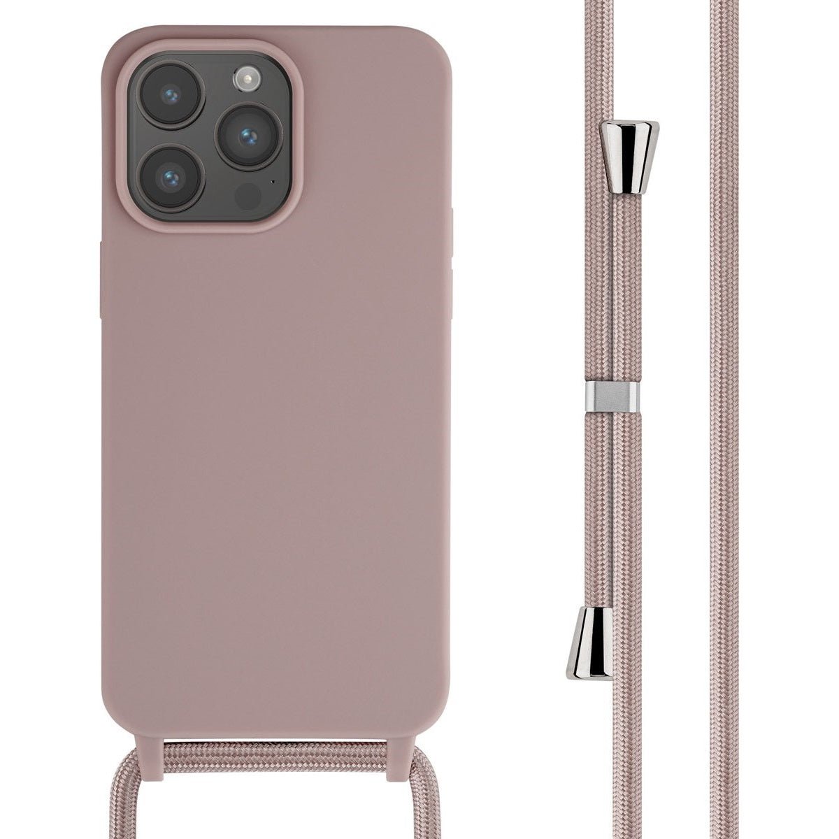 iPhone 14/ Pro/ Plus/ Pro Max - Cross Body Trend TPU Hülle mit Umhänge Kette, Trageband, Kordel - Top Hüllen
