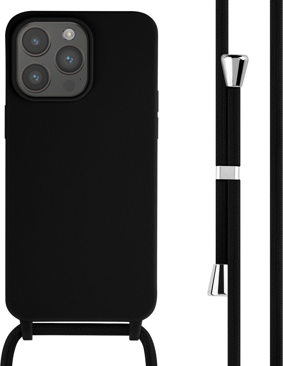 iPhone 14/ Pro/ Plus/ Pro Max - Cross Body Trend TPU Hülle mit Umhänge Kette, Trageband, Kordel - Top Hüllen