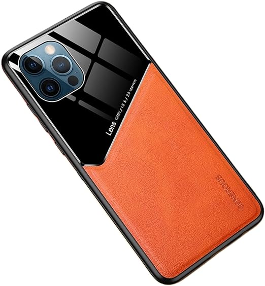 iPhone 14/ Pro/ Plus/ Pro Max - Elegante Pu Lederoptik Magnetische Hülle - Top Hüllen