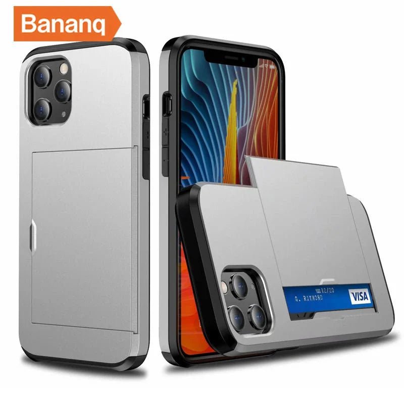 iPhone 14/ Pro/ Plus/ Pro Max - Handy Hülle mit sicherem Karten Fach/ Schlitz - Top Hüllen