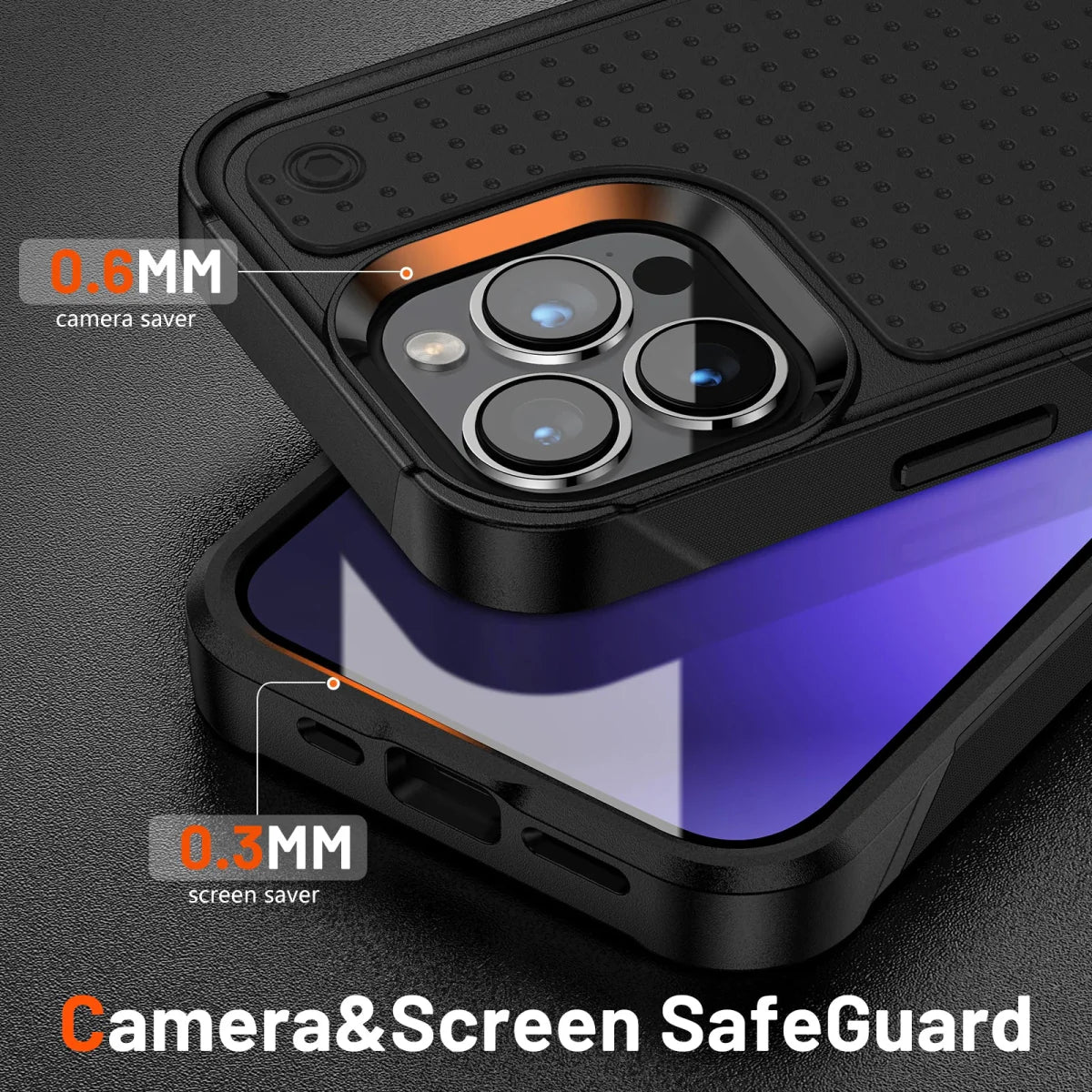 iPhone 15/ Pro/ Plus/ Pro Max - Stoßfeste Panzerung Hard PC TPU Cover - Top Hüllen