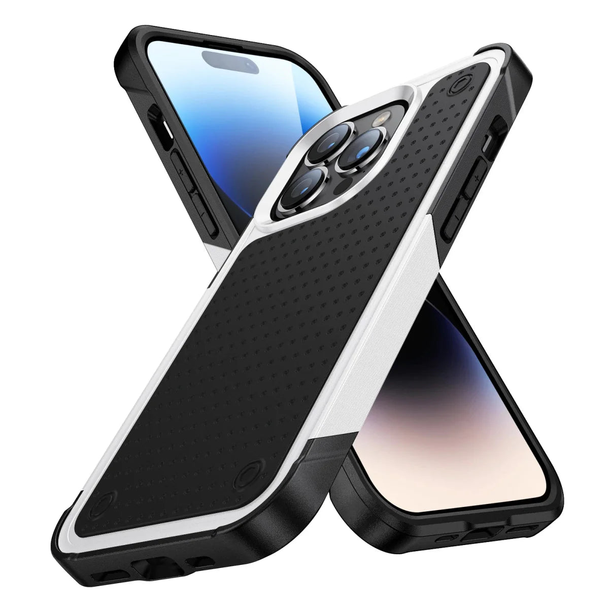 iPhone 15/ Pro/ Plus/ Pro Max - Stoßfeste Panzerung Hard PC TPU Cover - Top Hüllen