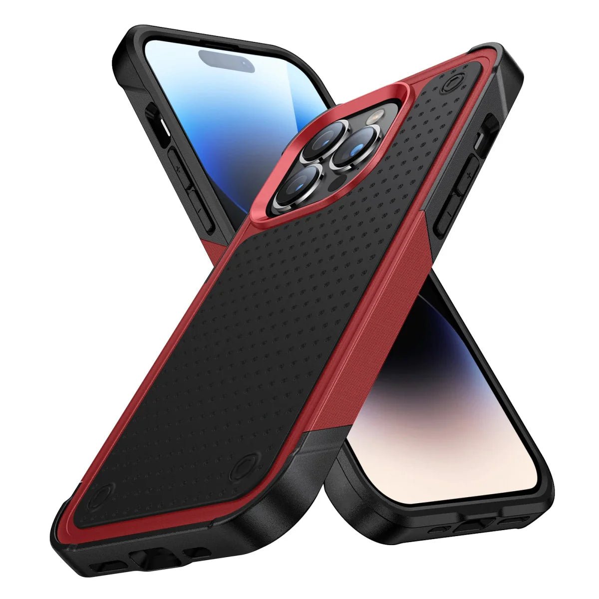 iPhone 15/ Pro/ Plus/ Pro Max - Stoßfeste Panzerung Hard PC TPU Cover - Top Hüllen
