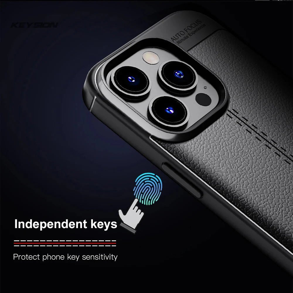 iPhone 15/ Pro/ Plus/ Pro Max - TPU Backcover Hülle, Stoßfest, Luxus Schutz - Top Hüllen