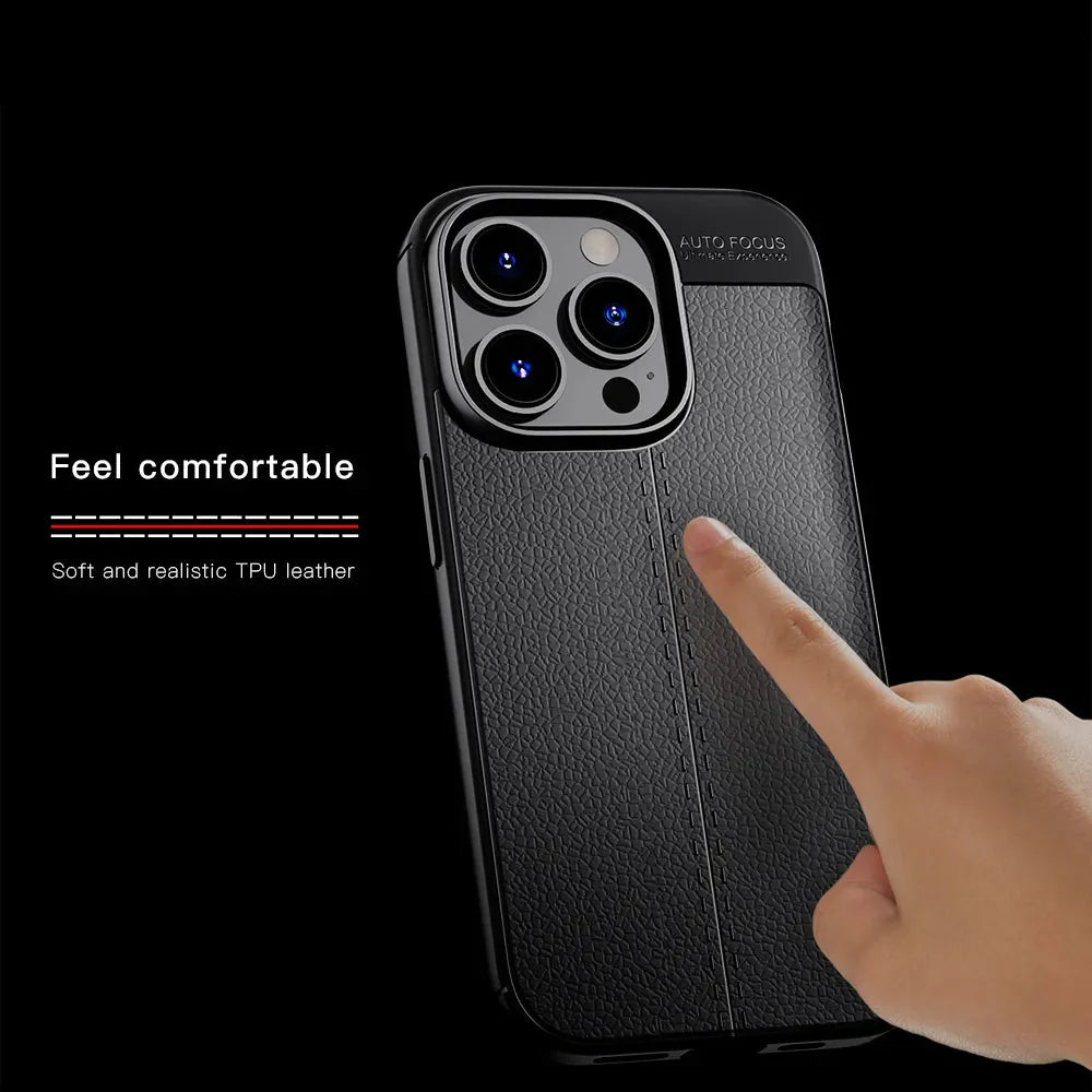 iPhone 15/ Pro/ Plus/ Pro Max - TPU Backcover Hülle, Stoßfest, Luxus Schutz - Top Hüllen