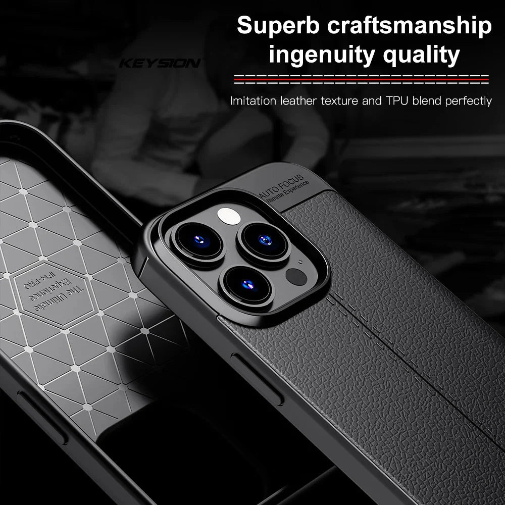 iPhone 15/ Pro/ Plus/ Pro Max - TPU Backcover Hülle, Stoßfest, Luxus Schutz - Top Hüllen