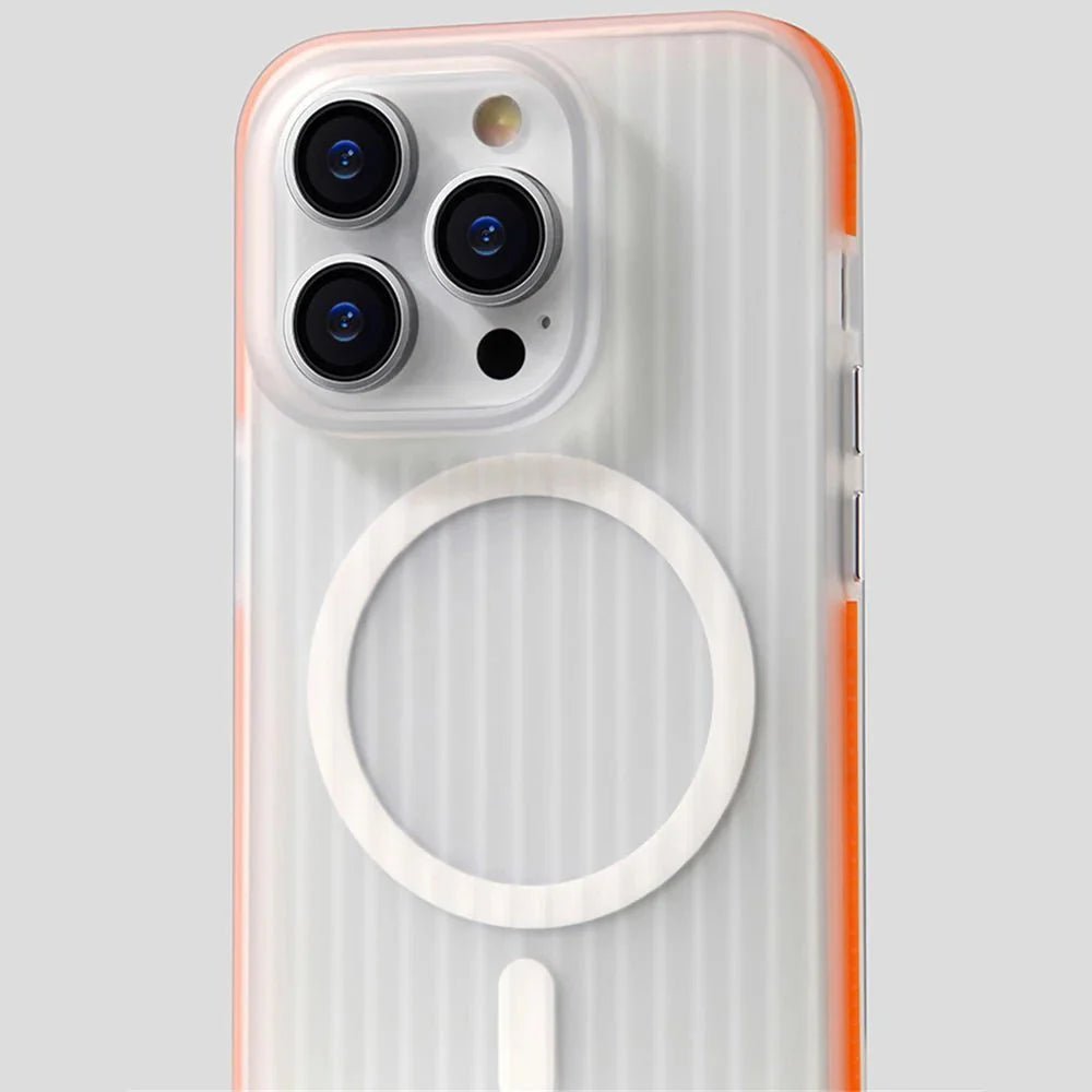 iPhone 15/ Pro/ Plus/ Pro Max - Transparente MagSafe Hülle mit Stoßdämpfer, Bumper - Top Hüllen