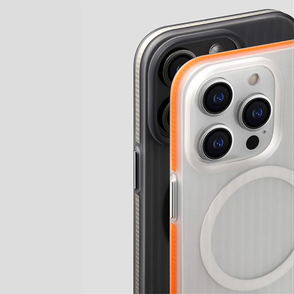iPhone 15/ Pro/ Plus/ Pro Max - Transparente MagSafe Hülle mit Stoßdämpfer - Top Hüllen