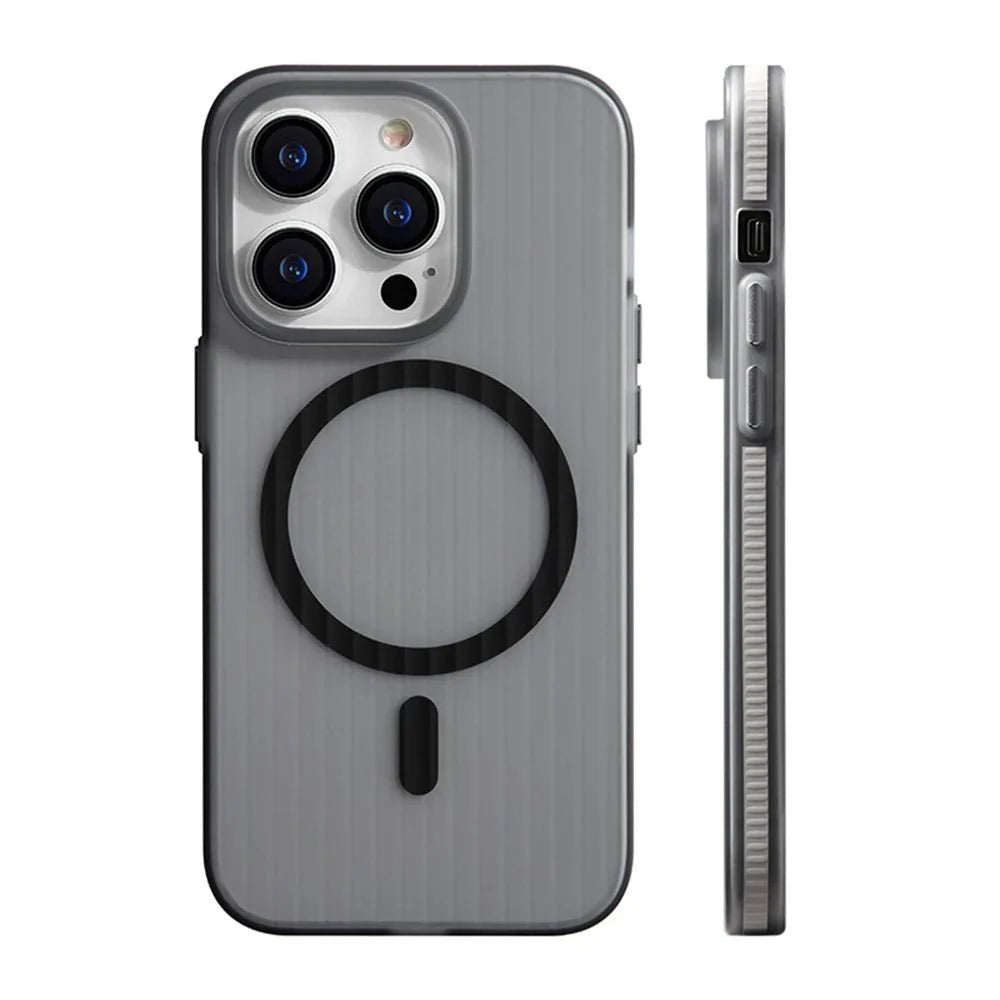iPhone 15/ Pro/ Plus/ Pro Max - Transparente MagSafe Hülle mit Stoßdämpfer - Top Hüllen