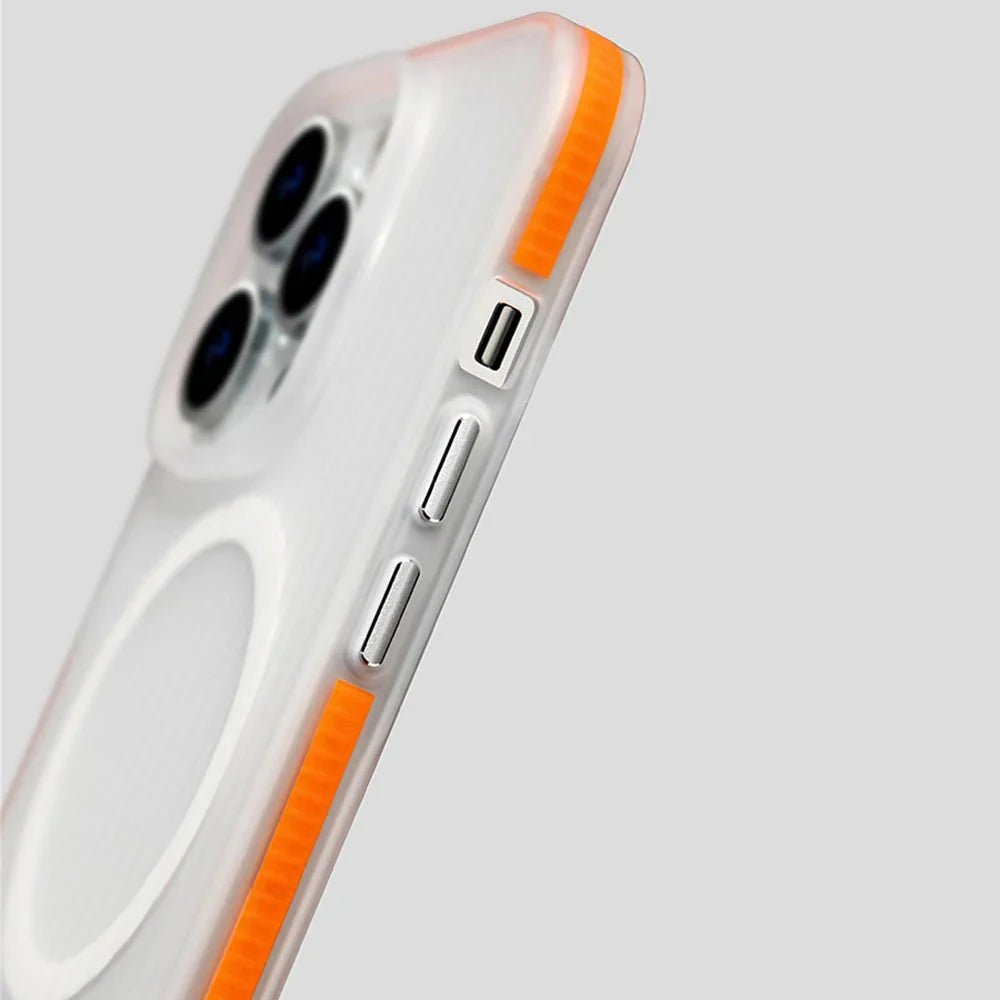 iPhone 15/ Pro/ Plus/ Pro Max - Transparente MagSafe Hülle mit Stoßdämpfer - Top Hüllen
